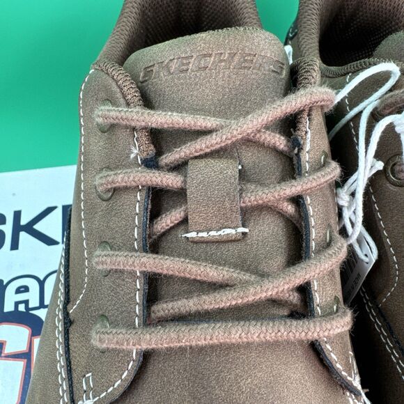Skechers Hands Free Swift Fit Men’s 9.5 Brown Waterproof Casual Lace Sneakers main image 6